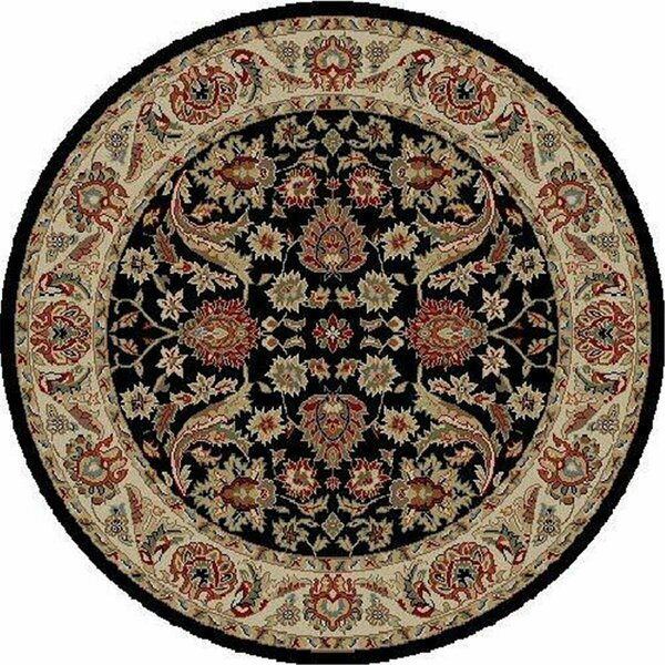 Concord Global Trading 6 ft. 7 in. x 9 ft. 6 in. Ankara Sultanabad - Black 62036